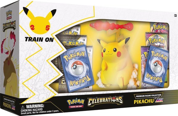 Pokémon 25th Anniversary Celebrations Pikachu VMAX Premium Figuren Kollektion (Englisch)