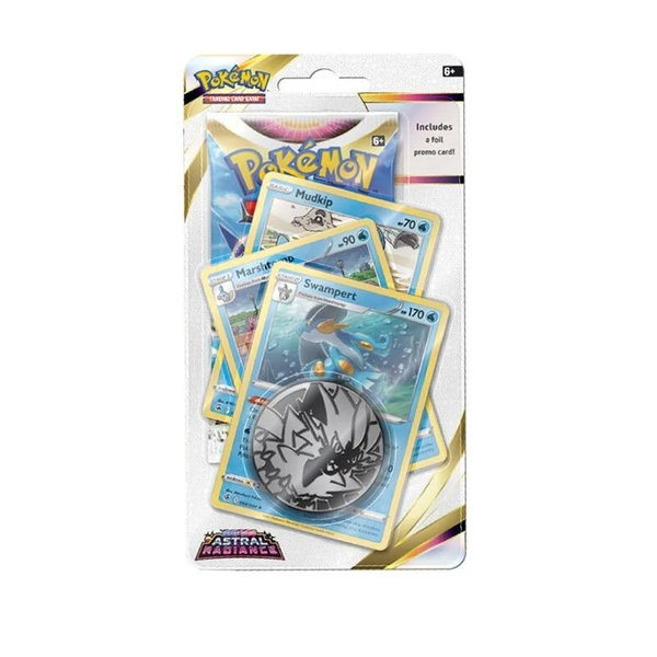Pokémon Astral Radiance Premium Checklane Blister Pack - Swampert (Englisch)